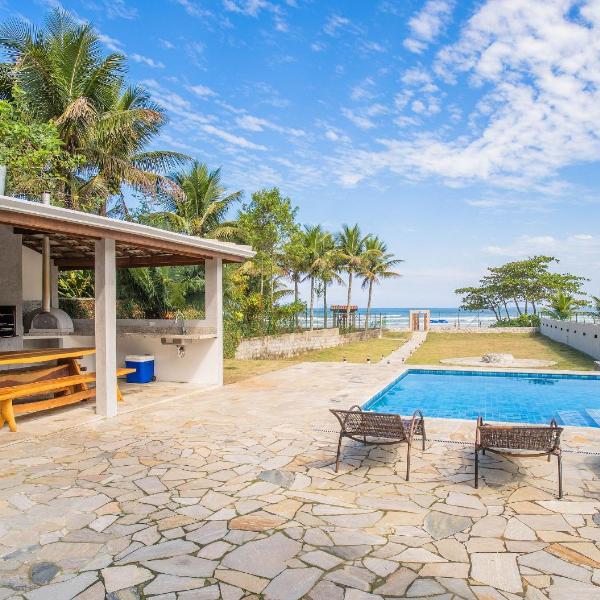 Paraíso Pé na Areia em Boracéia - Desfrute da conveniência de ter a praia no seu quintal