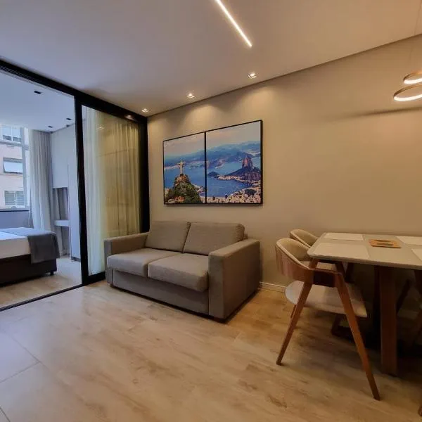 Esplêndido e Moderno Copacabana - 3 quadras da praia e metrô - ar condicionado