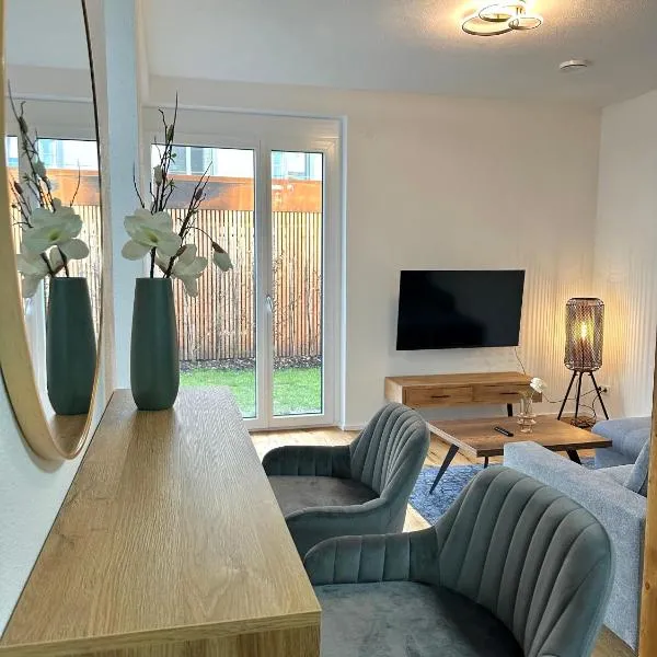 Moderne Erdgeschosswohnung、アウクスブルクのホテル