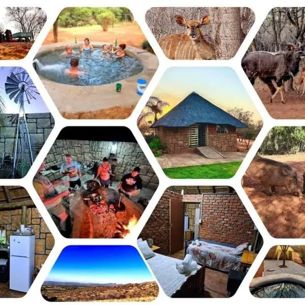 5 Sleeper Bushcamp Chalet Hartbeespoort, hotel in Hartbeespoort