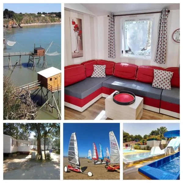 HOME-COSY - 6 pers - 40 m2 3 CH - 2 SDB et 2 WC, hotell i Saint-Brévin-les-Pins