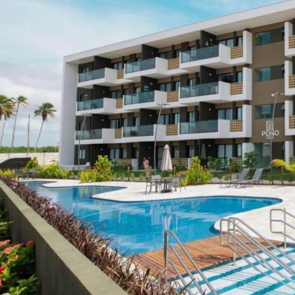 Flat ManaBeach06 com Vista para Piscina 300 metros da Paria de Muro Alto Porto de Galinhas - Foto 4