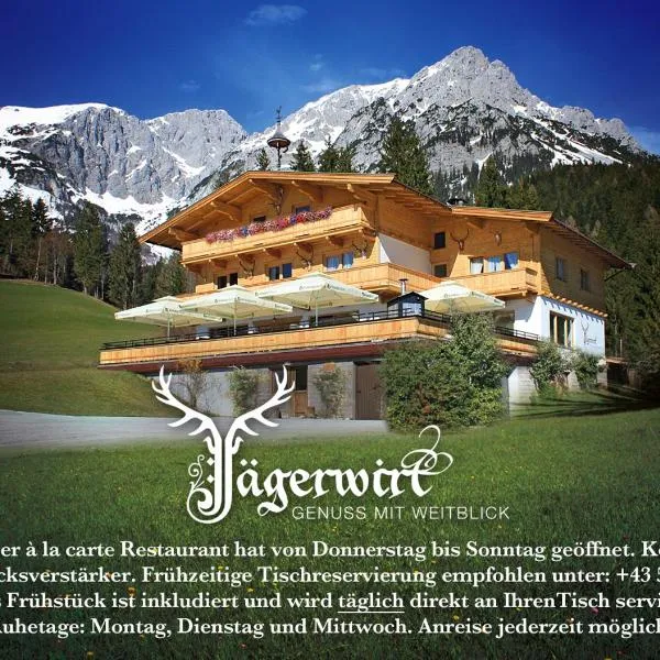 Boutique-Pension Jägerwirt, hotell i Scheffau am Wilden Kaiser