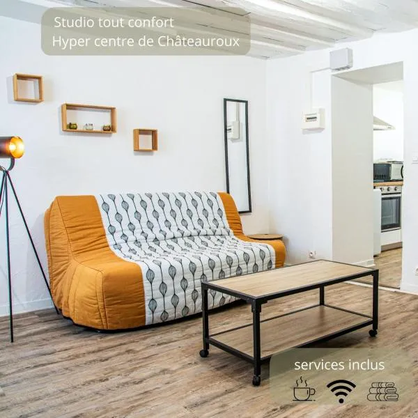 Joli studio plein centre, hotel in Châteauroux