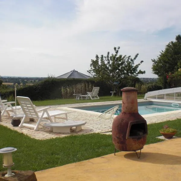 chambres d'hôtes de la colline, hotel in Iguerande