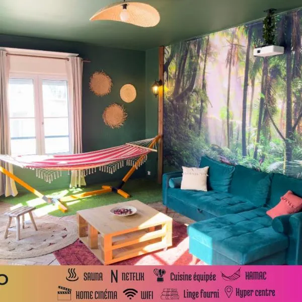 Jungle Urbain- Sauna - Ciné - Hamac - Hyper centre, hotel v destinácii Amiens