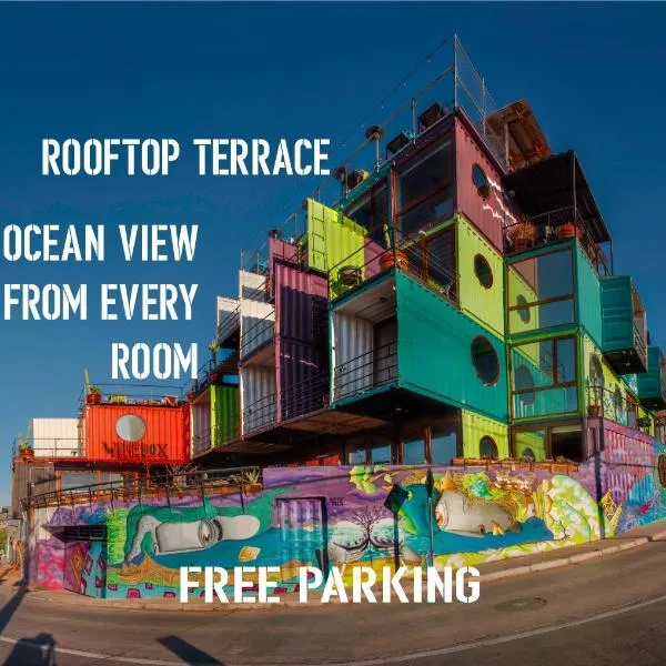 Hotel Winebox Valparaiso、バルパライソのホテル