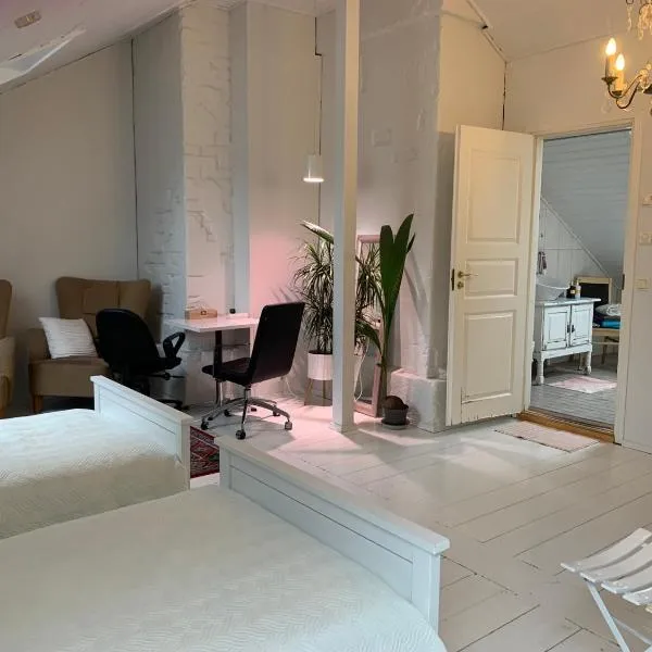 Tampere keskusta ainutlaatuinen iso huone oma kph puutalo-osakkeessa, hotel in Tampere