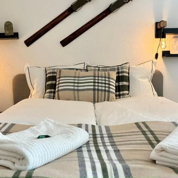 Charming studio, Bettmerhorn view, hotel v destinaci Bettmeralp