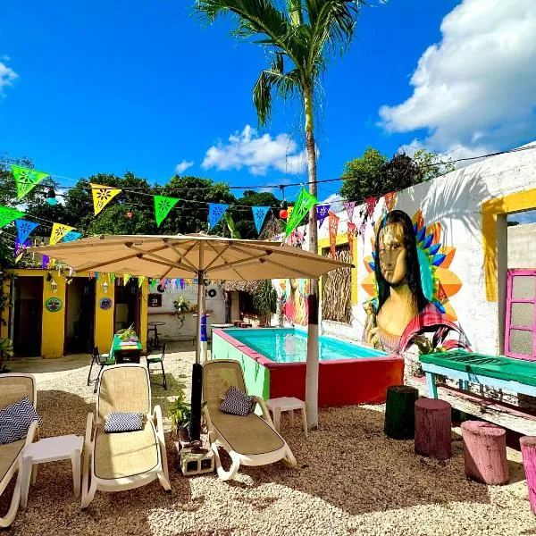 Guacamayas Hostel and Social Laundry, hotel v destinaci Valladolid