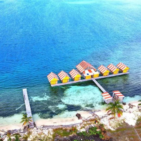 Cabañas sobre el mar en Guna Yala、Playón Chicoのホテル