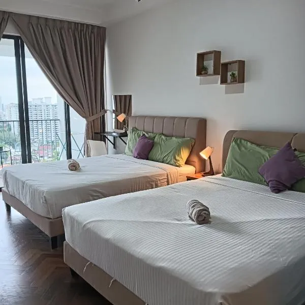 cozy seaview 6 studio apartment, hotel di Tanjong Tokong