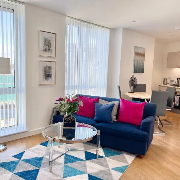 Urban Gateway Spacious Apartment with free parking, hotel in Bracknell