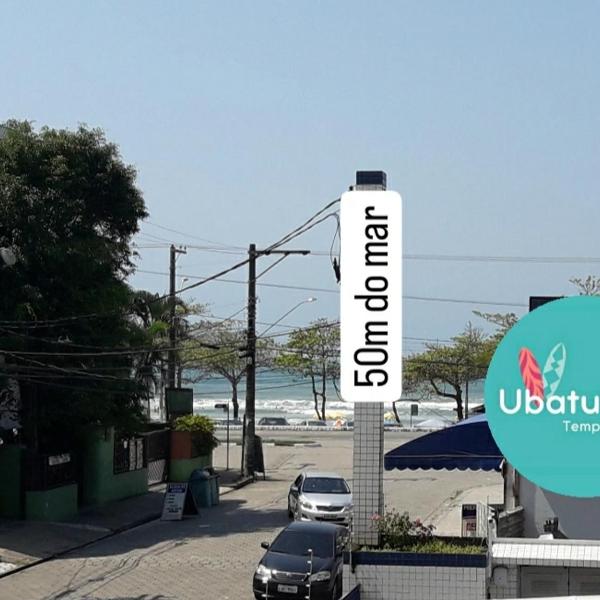 Apto 12 -50m do Mar com Churrasqueira privativa - Sirlei Ubatuba