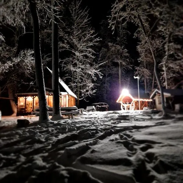 Mini saunahouse, hotel en Bašķi