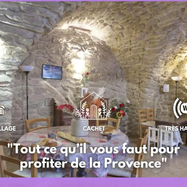 La Mauricette - Centre village, Wi-Fi, Cachet – hotel w mieście Pélissanne