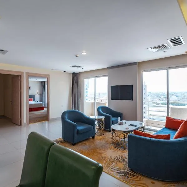 Wahaj Boulevard Hotel Apartmentوهج بوليفارد للشقق الفندقية, hotel din Fahaheel