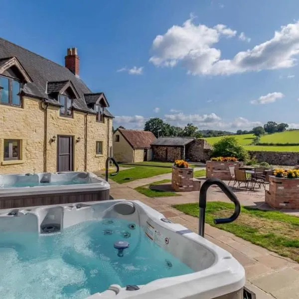 Henrhiw Farm House at Henrhiw Farm Cottages, hotel v destinaci Usk