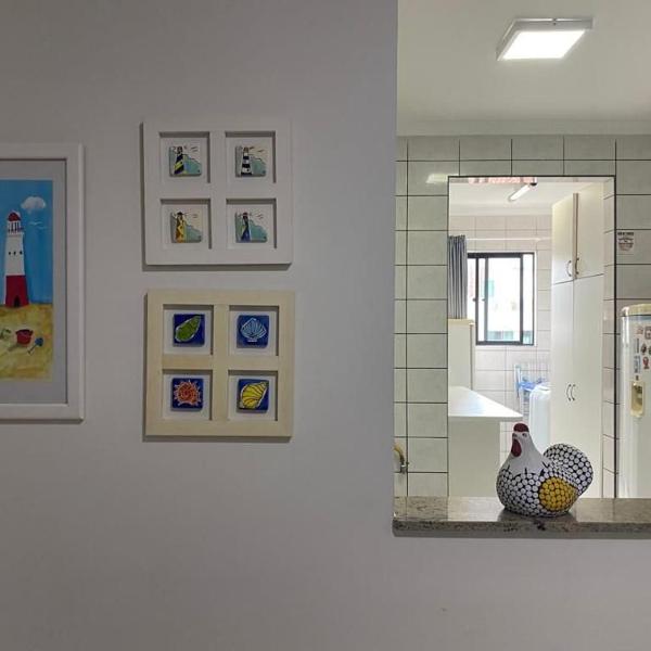 B106 - Apartamento de 2 quartos com vista para o mar - Foto 3