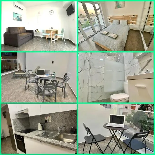 Ev Zin - Modern, cozy, 1 bed, pool, 2 balconies, A105, khách sạn ở Kato Paphos