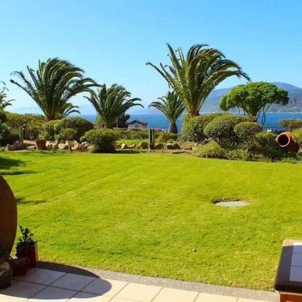 Departamento con vista al mar y jardín privado, hotel u gradu 'Papudo'