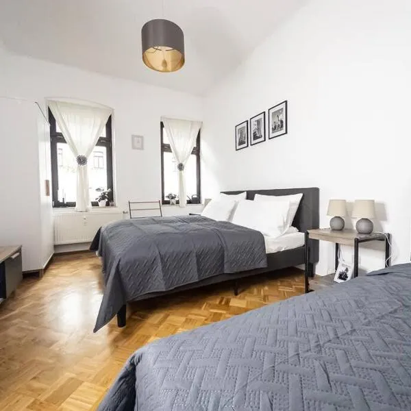 Erstklassige 3-Zimmer Wohnung, hotel in Leipzig