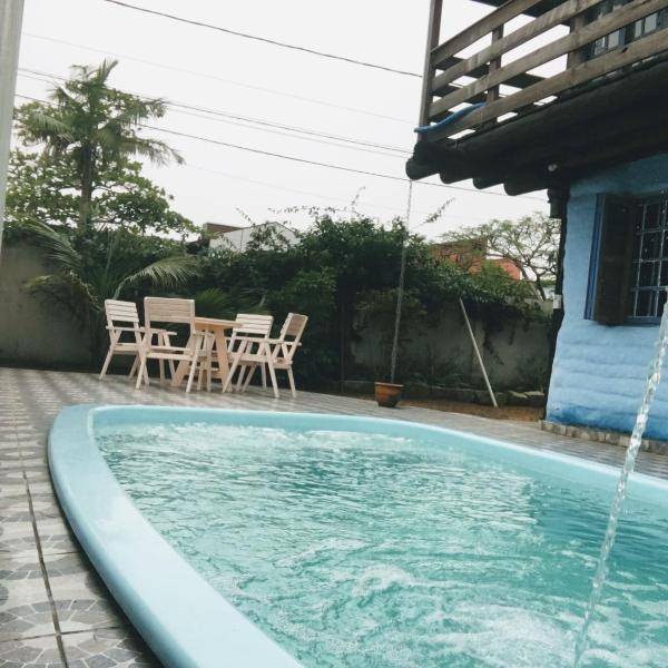 Pé na areia Biocasa com piscina a 1 quadra e meia da Praia