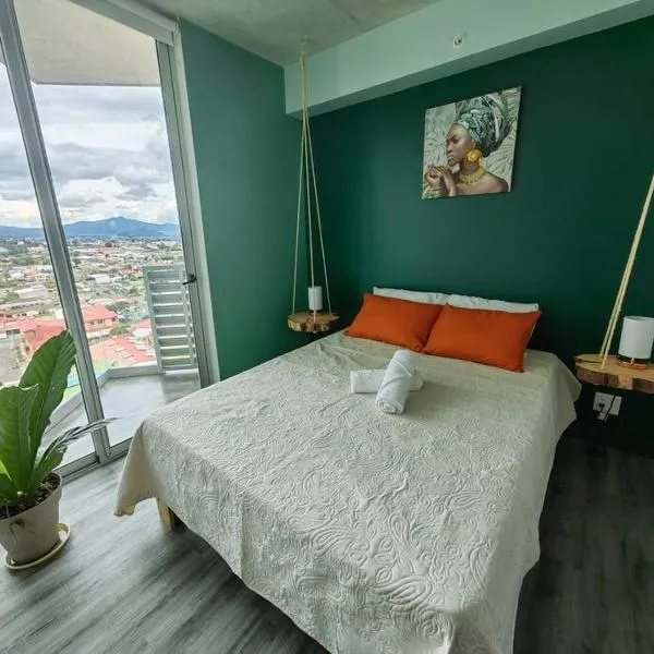 1515 SECRT Sabana Hermoso Apartamento Equipado con Aire Acondicionado, hotell San Josés