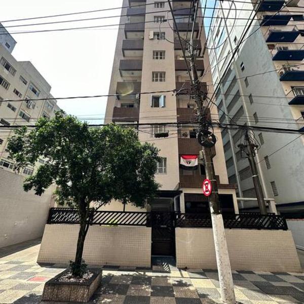 Apto 50m da praia Gonzaguinha São Vicente Edifício Estrela do Mar