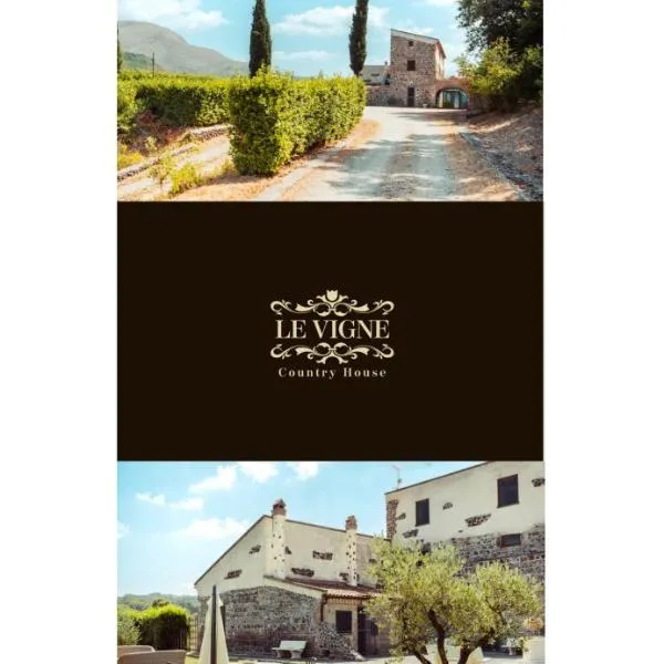 COUNTRY HOUSE LE VIGNE b&b, hotel Galluccióban