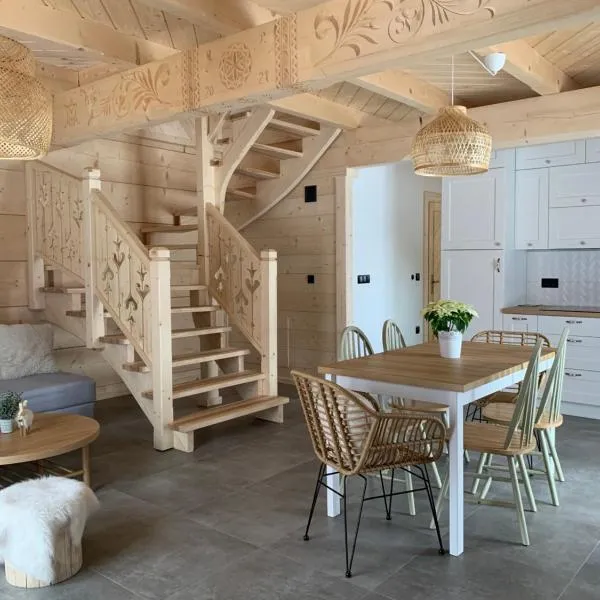 Uroczy drewniany domek - Domki pod Brzegiem, hotel v Zakopaném