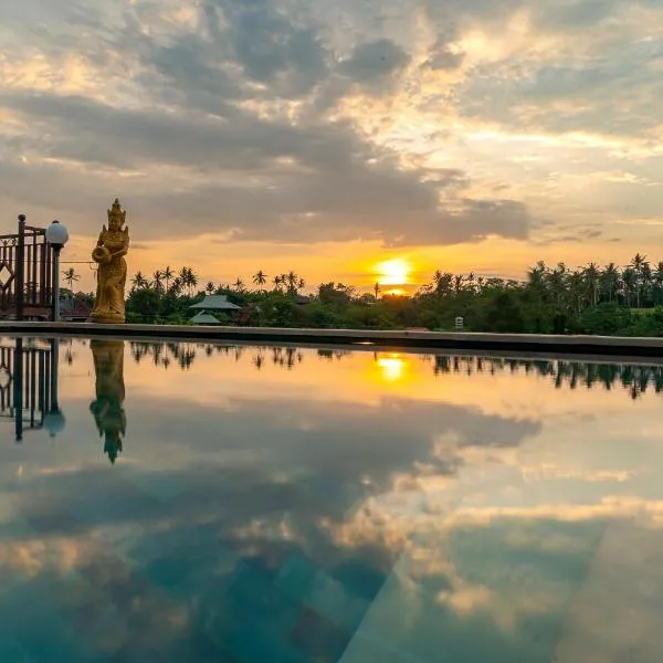 The Pyramid Ubud River Villas, hotell i Gianyar