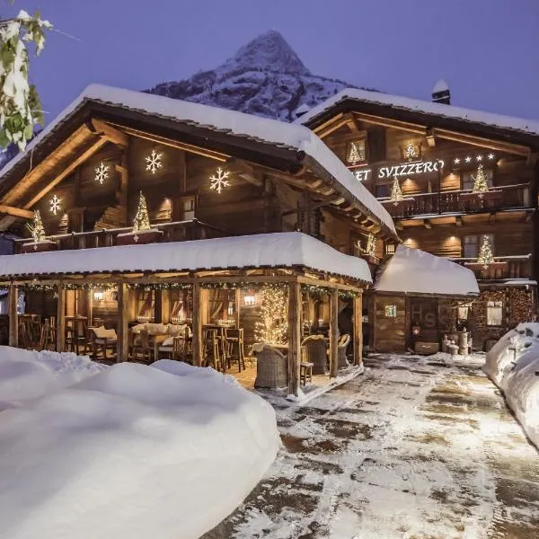 Hotel Chalet Svizzero, hotel i Courmayeur