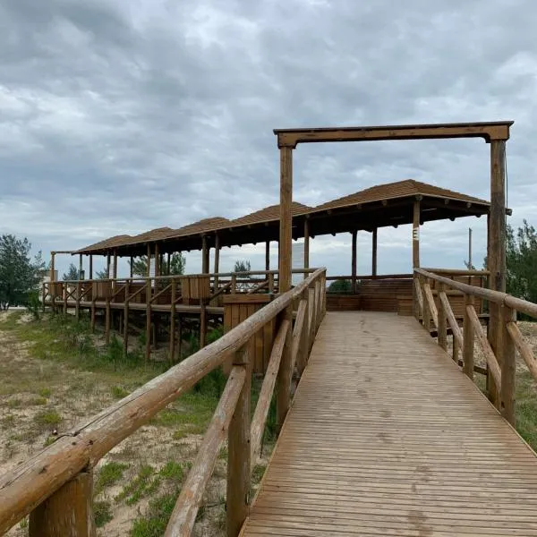 Edícula aconchegante 100m do Mar, hotell sihtkohas Balneário Gaivotas