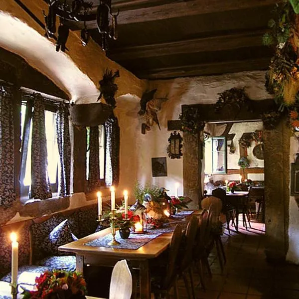 Altfraenkische Weinstube, hotel v destinaci Rothenburg ob der Tauber
