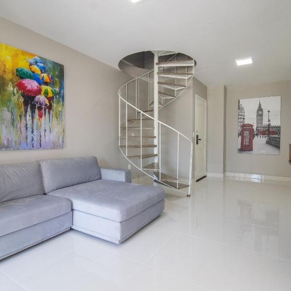 CB62 - Duplex, 4 Dorm Climatizados, Churrasqueira