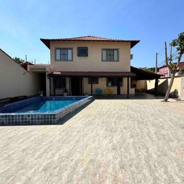 Casa 3 quartos com piscina e churrasqueira