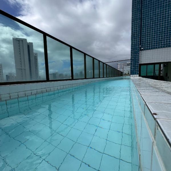 Flat - Boa Viagem para até 5 pessoas, andar ALTO vista Mar, Piscina, Wifi 500Mbps, - Foto 4