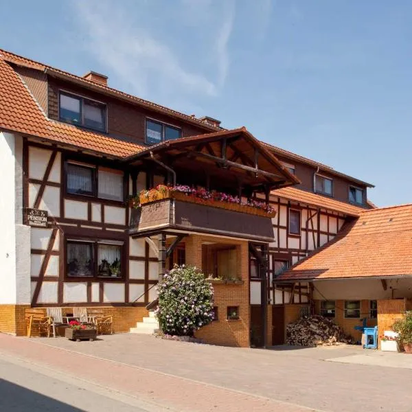 Bauernhofpension Büchsenschütz, hotel v destinaci Harbshausen