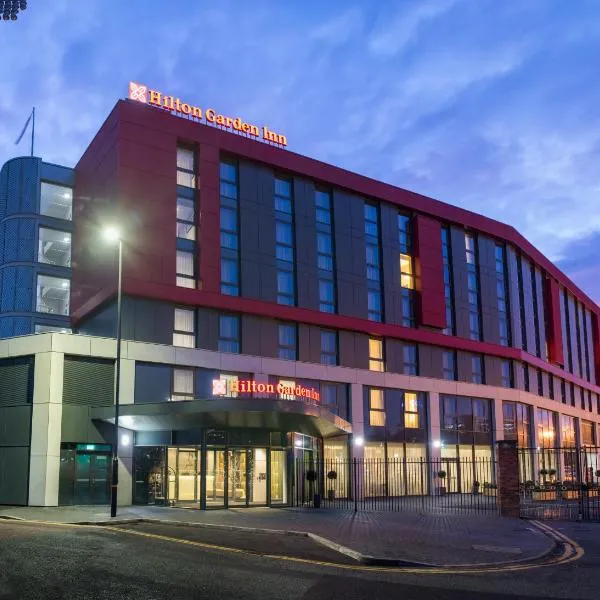 ザ オールド トラフォード ロッジ（Hilton Garden Inn Manchester Emirates Old Trafford）、マンチェスターのホテル
