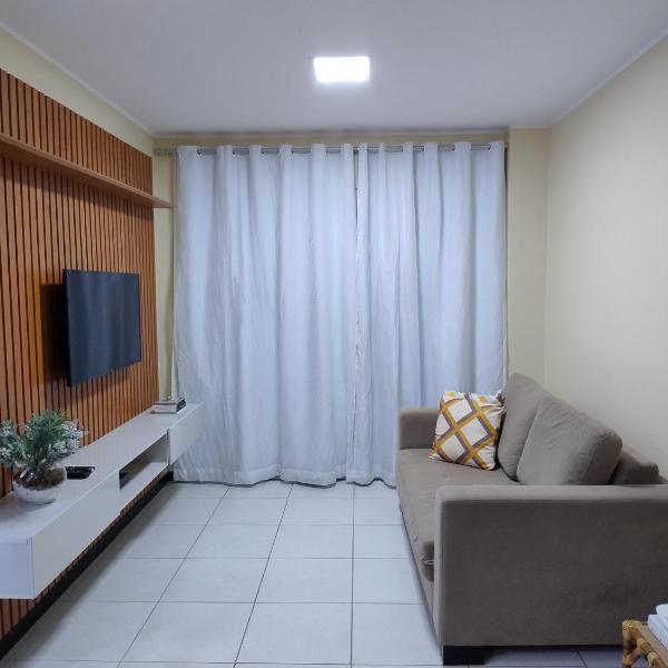 Prainha Aconchegante apto de quarto e sala com vista para o mar - Foto 5