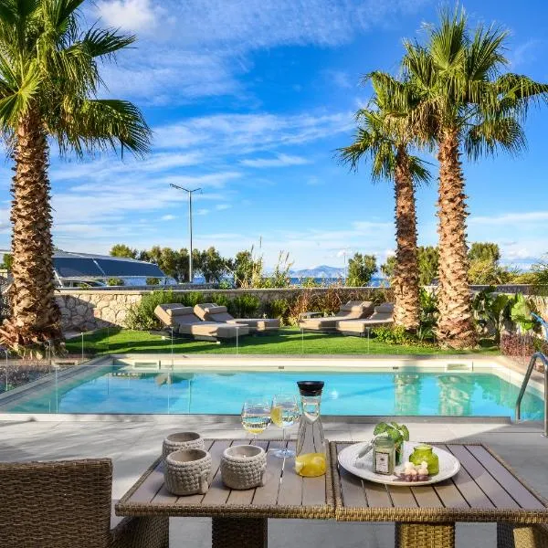 Penélope Beachfront Villa, hotel v destinaci Kremasti