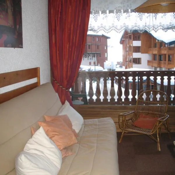 Val Thorens Studio Cabine 2 Adultes et 2 Enfants Wifi, hotel in Val Thorens