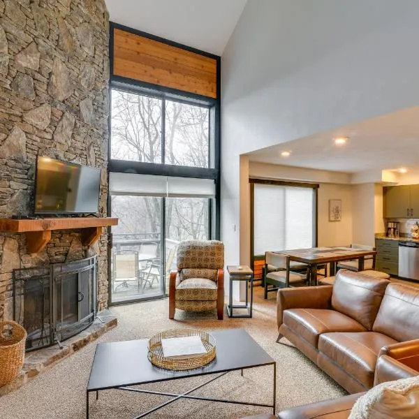 Swiss Mtn Condo 3 Mi to Seven Springs Resort, hotel in Champion