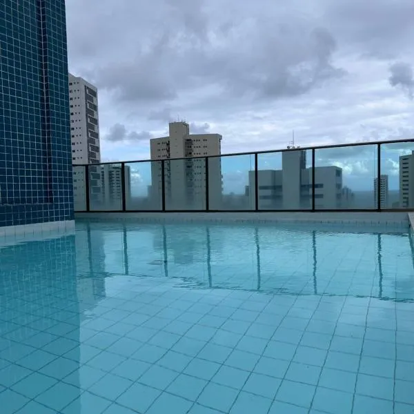 Flat - Boa Viagem para até 5 pessoas, andar ALTO vista Mar, Piscina, Wifi 500Mbps,