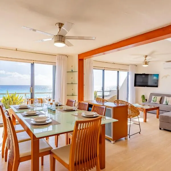 Cancún में, होटल Amazing Caribbean Ocean view at Villas Marlin in Cancun