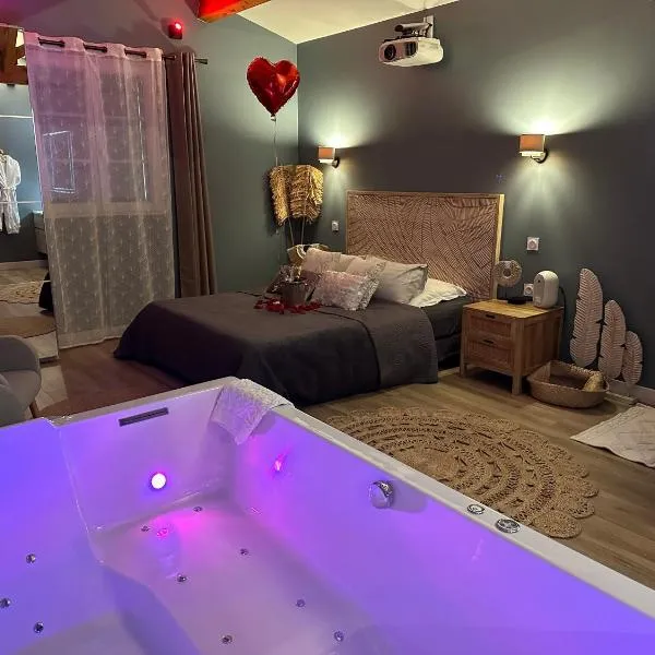 Mas Hinaiti - Suite romantique avec Spa et écran géant de cinéma, hotel v Montpellier
