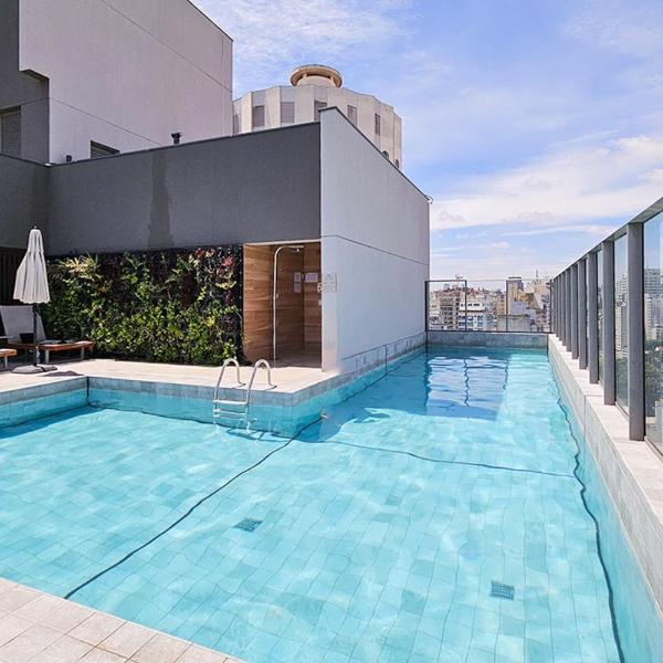 Piscina no Rooftop! Studio a 3min do Metrô República - Foto 4
