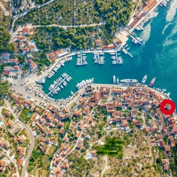 Riva Apartments Villa Thalia - Milna, Brač, hotell sihtkohas Milna