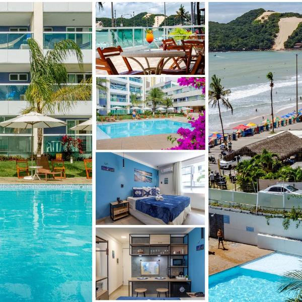 Suíte Pé na Areia com Piscina, WIFI e Estacionamento em PONTA NEGRA